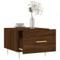 Preview: Couchtisch Braun Eichen-Optik 50x50x40 cm Holzwerkstoff