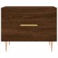 Preview: Couchtisch Braun Eichen-Optik 50x50x40 cm Holzwerkstoff