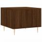 Preview: Couchtisch Braun Eichen-Optik 50x50x40 cm Holzwerkstoff