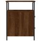 Preview: Nachttisch Braun Eichen-Optik 44x45x60 cm Holzwerkstoff