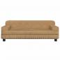 Preview: Hundebett Braun 90x53x30 cm Samt