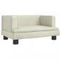 Preview: Hundebett Creme 60x40x30 cm Samt