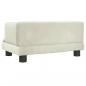 Preview: Hundebett Creme 60x40x30 cm Samt