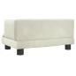 Preview: Hundebett Creme 60x40x30 cm Samt