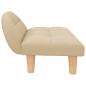 Preview: Hundebett Creme 70x52x30 cm Stoff