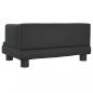 Preview: Hundebett Schwarz 60x40x30 cm Kunstleder
