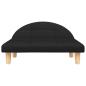 Preview: Hundebett Schwarz 70x52x30 cm Stoff
