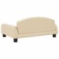 Preview: Hundebett Creme 70x45x30 cm Stoff