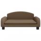 Preview: Hundebett Braun 70x45x30 cm Stoff