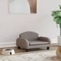 Preview: Hundebett Taupe 50x40x30 cm Stoff