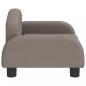 Preview: Hundebett Taupe 50x40x30 cm Stoff