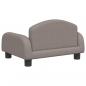 Preview: Hundebett Taupe 50x40x30 cm Stoff