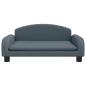 Preview: Hundebett Dunkelgrau 70x45x30 cm Stoff