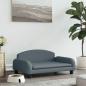 Preview: Hundebett Dunkelgrau 70x45x30 cm Stoff