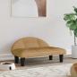 Preview: Hundebett Braun 70x52x30 cm Samt