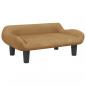 Preview: Hundebett Braun 70x40x24 cm Samt