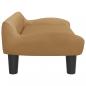 Preview: Hundebett Braun 70x40x24 cm Samt