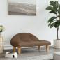 Preview: ARDEBO.de - Hundebett Braun 70x52x30 cm Stoff