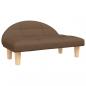 Preview: Hundebett Braun 70x52x30 cm Stoff