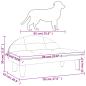 Preview: Hundebett Braun 70x52x30 cm Stoff