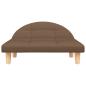 Preview: Hundebett Braun 70x52x30 cm Stoff