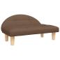 Preview: Hundebett Braun 70x52x30 cm Stoff