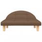 Preview: Hundebett Braun 70x52x30 cm Stoff