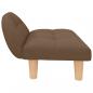 Preview: Hundebett Braun 70x52x30 cm Stoff