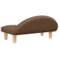 Preview: Hundebett Braun 70x52x30 cm Stoff