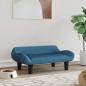 Preview: ARDEBO.de - Hundebett Blau 70x40x24 cm Samt