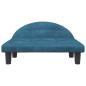 Preview: Hundebett Blau 70x52x30 cm Samt
