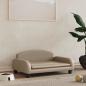 Preview: ARDEBO.de - Hundebett Cappuccino-Braun 70x45x30 cm Kunstleder