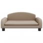 Preview: Hundebett Cappuccino-Braun 70x45x30 cm Kunstleder