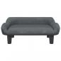 Preview: Hundebett Dunkelgrau 70x40x24 cm Samt