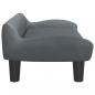 Preview: Hundebett Dunkelgrau 70x40x24 cm Samt