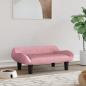 Preview: Hundebett Rosa 70x40x24 cm Samt