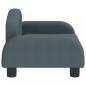 Preview: Hundebett Dunkelgrau 50x40x30 cm Stoff