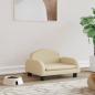 Preview: ARDEBO.de - Hundebett Creme 50x40x30 cm Stoff