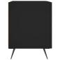 Preview: Nachttische 2 Stk. Schwarz 40x35x47,5 cm Holzwerkstoff
