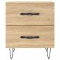 Preview: Nachttische 2 Stk. Sonoma-Eiche 40x35x47,5 cm Holzwerkstoff
