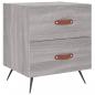 Preview: Nachttische 2 Stk. Grau Sonoma 40x35x47,5 cm Holzwerkstoff