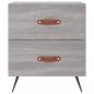 Preview: Nachttische 2 Stk. Grau Sonoma 40x35x47,5 cm Holzwerkstoff