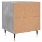 Preview: Nachttische 2 Stk. Betongrau 40x35x47,5 cm Holzwerkstoff