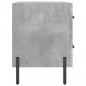 Preview: Nachttische 2 Stk. Betongrau 40x35x47,5 cm Holzwerkstoff