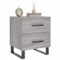 Preview: Nachttische 2 Stk. Grau Sonoma 40x35x47,5 cm Holzwerkstoff