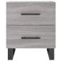 Preview: Nachttische 2 Stk. Grau Sonoma 40x35x47,5 cm Holzwerkstoff