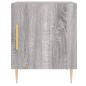 Preview: Nachttische 2 Stk. Grau Sonoma 40x40x50 cm Holzwerkstoff