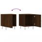 Preview: Nachttische 2 Stk. Braun Eichen-Optik 40x40x50 cm Holzwerkstoff