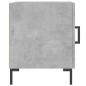 Preview: Nachttisch Betongrau 40x40x50 cm Holzwerkstoff