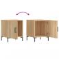Preview: Nachttische 2 Stk. Sonoma-Eiche 40x40x50 cm Holzwerkstoff